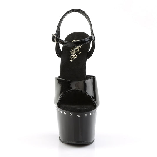 【PLEASER】ADORE-709LS プラットフォームシューズ Blk/Blk【取寄】