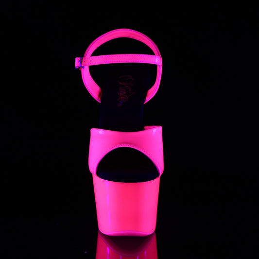 【PLEASER】ADORE-709UV プラットフォームシューズ Neon H. Pink Pat/Neon H. Pink【取寄】