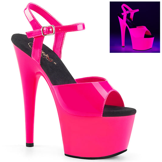 【PLEASER】ADORE-709UV プラットフォームシューズ Neon H. Pink Pat/Neon H. Pink【取寄】