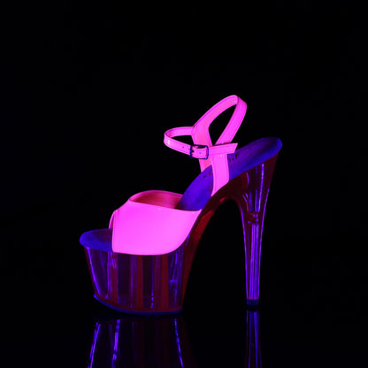 【PLEASER】ADORE-709UVT シューズ Neon H. Pink Pat/H. Pink Tinted【取寄】