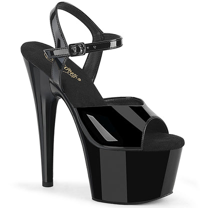 【PLEASER】ADORE-709WR プラットフォームシューズ Blk Pat/Blk【取寄】