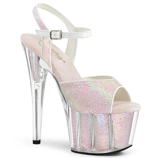 【PLEASER】ADORE-710G プラットフォームシューズ Opal Glitter/Opal Glitter Inserts【取寄】