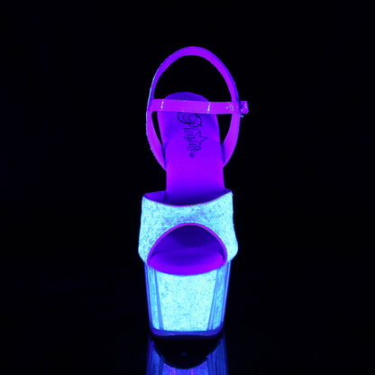 【PLEASER】ADORE-710UVG シューズ Neon Opal Glitter/Neon Opal Glitter【取寄】