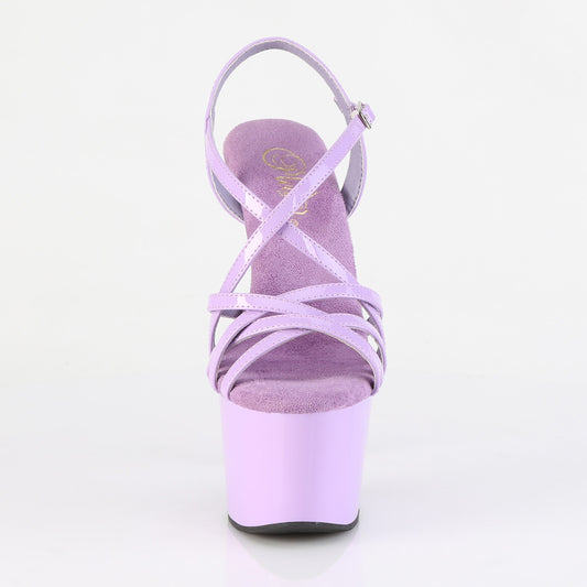 【PLEASER】ADORE-713 プラットフォームシューズ Lavender Pat/Lavender【取寄】
