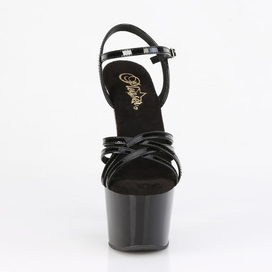 【PLEASER】ADORE-717 プラットフォームシューズ Blk Pat/Blk【取寄】