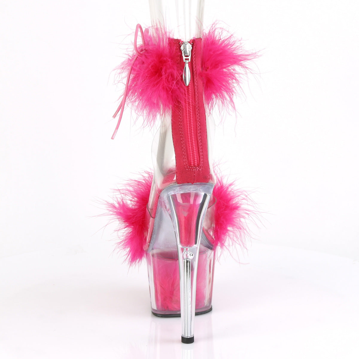 【PLEASER】ADORE-724F プラットフォームシューズ Clr-H. Pink Fur/H. Pink Fur【取寄】