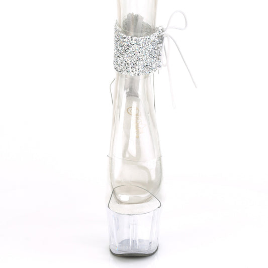 【PLEASER】ADORE-724RS-02 プラットフォームシューズ Clr-Slv RS/Clr【取寄】