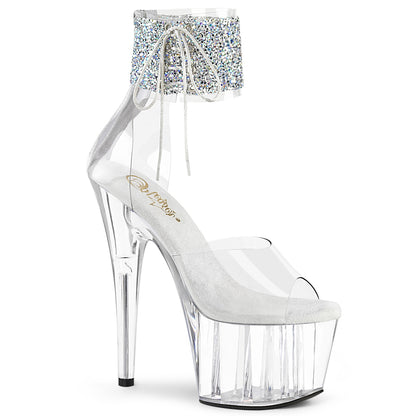 【PLEASER】ADORE-724RS-02 シューズ Clr-Slv RS/Clr【取寄】