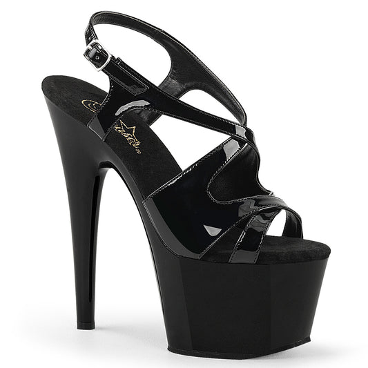 【PLEASER】ADORE-730 プラットフォームシューズ Blk Pat/Blk【取寄】