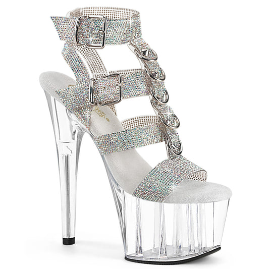 【PLEASER】ADORE-756RS プラットフォームシューズ Slv AB RS-TPU/Clr【取寄】
