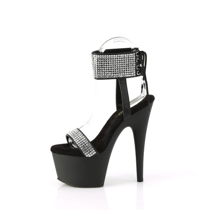 【PLEASER】ADORE-770 シューズ Blk Faux Leather-RS/Blk Matte【取寄】