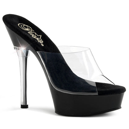 【PLEASER】ALLURE-601 シューズ Clr/Blk【取寄】