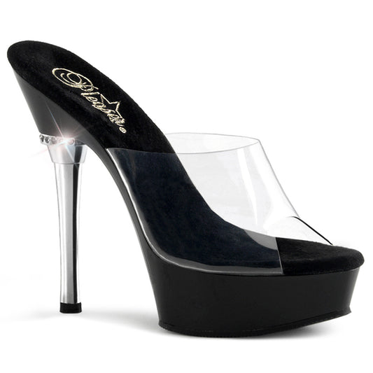 【PLEASER】ALLURE-601 シューズ Clr/Blk【取寄】