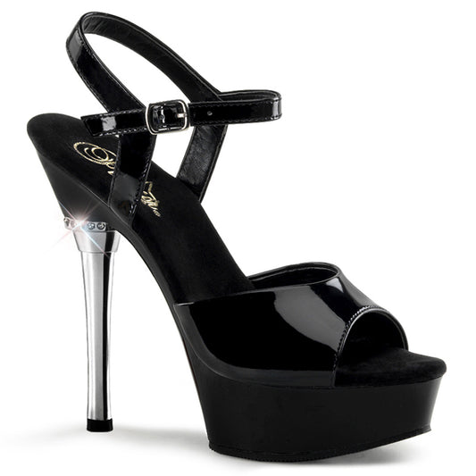 【PLEASER】ALLURE-609 プラットフォームシューズ Blk Pat/Blk【取寄】