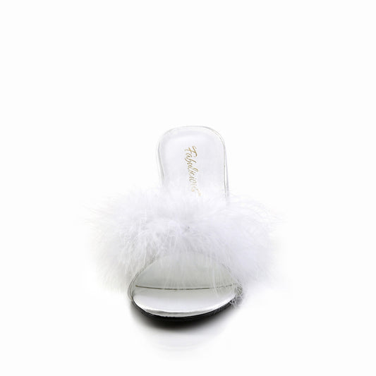 【FABULICIOUS】AMOUR-03 ヒールシューズ Wht Pu-Fur【取寄】