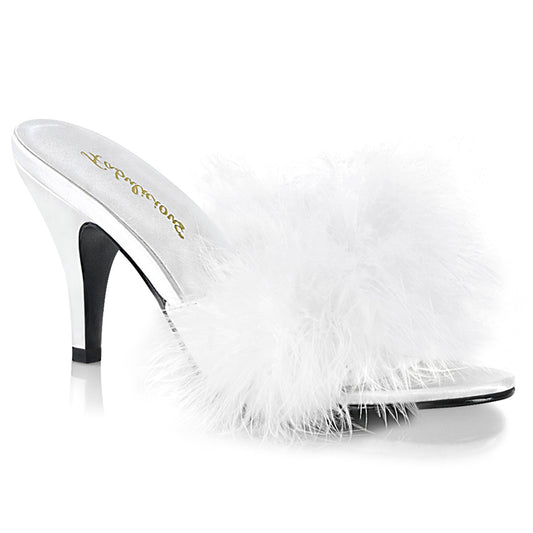 【FABULICIOUS】AMOUR-03 ヒールシューズ Wht Pu-Fur【取寄】