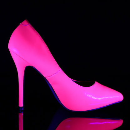 【PLEASER】AMUSE-20 シングルソールシューズ Neon Fuchsia Pat【取寄】