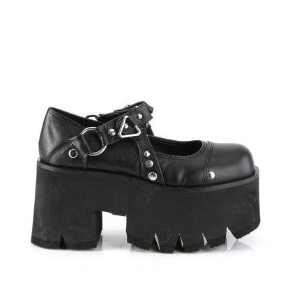 【DEMONIA】ASHES-33 ヒール Blk Vegan Leather【取寄】