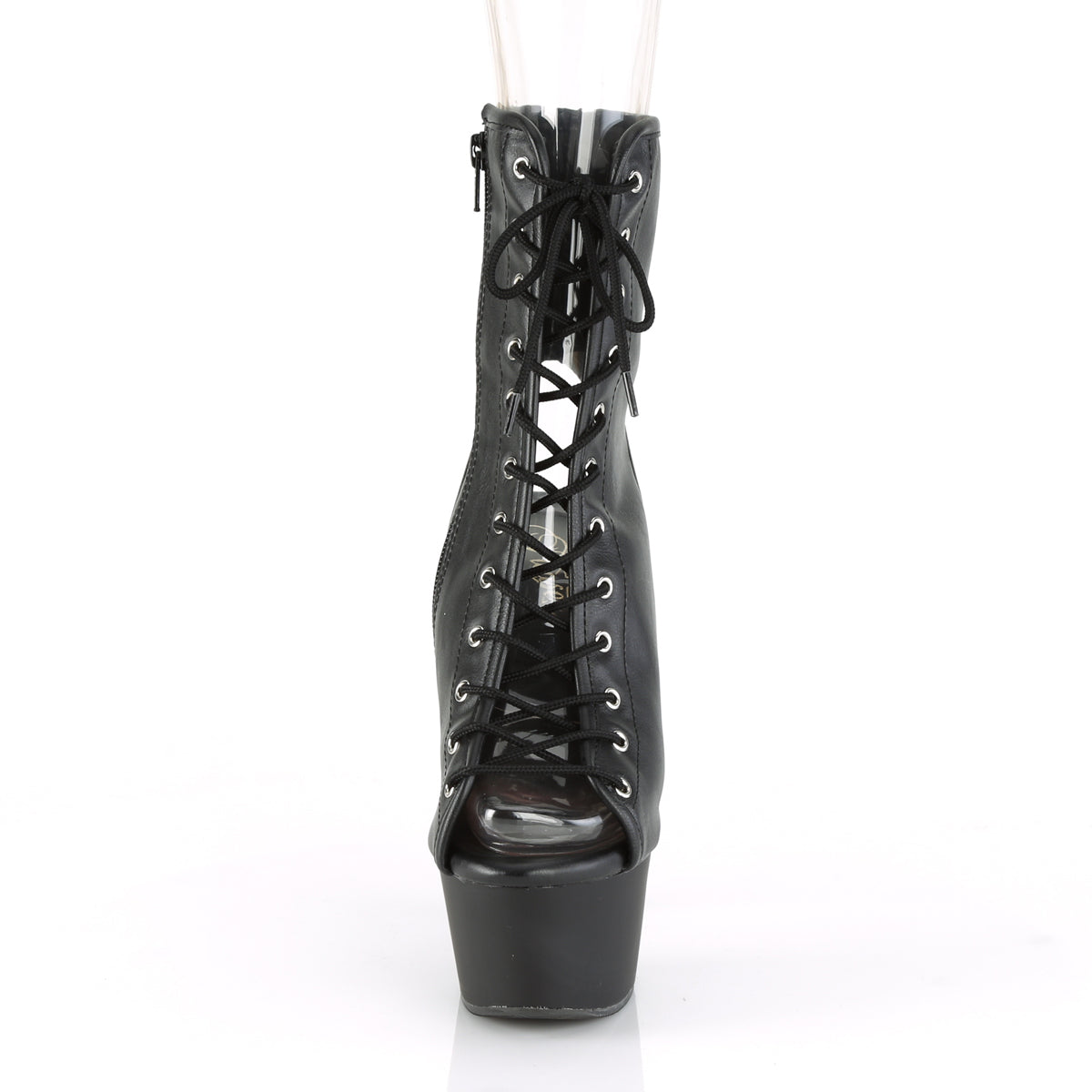 【PLEASER】ASPIRE-1016 シューズ Blk Faux Leather/Blk Matte【取寄】