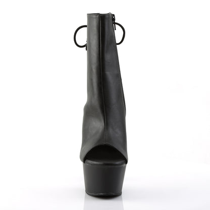 【PLEASER】ASPIRE-1018 シューズ Blk Faux Leather/Blk Matte【取寄】