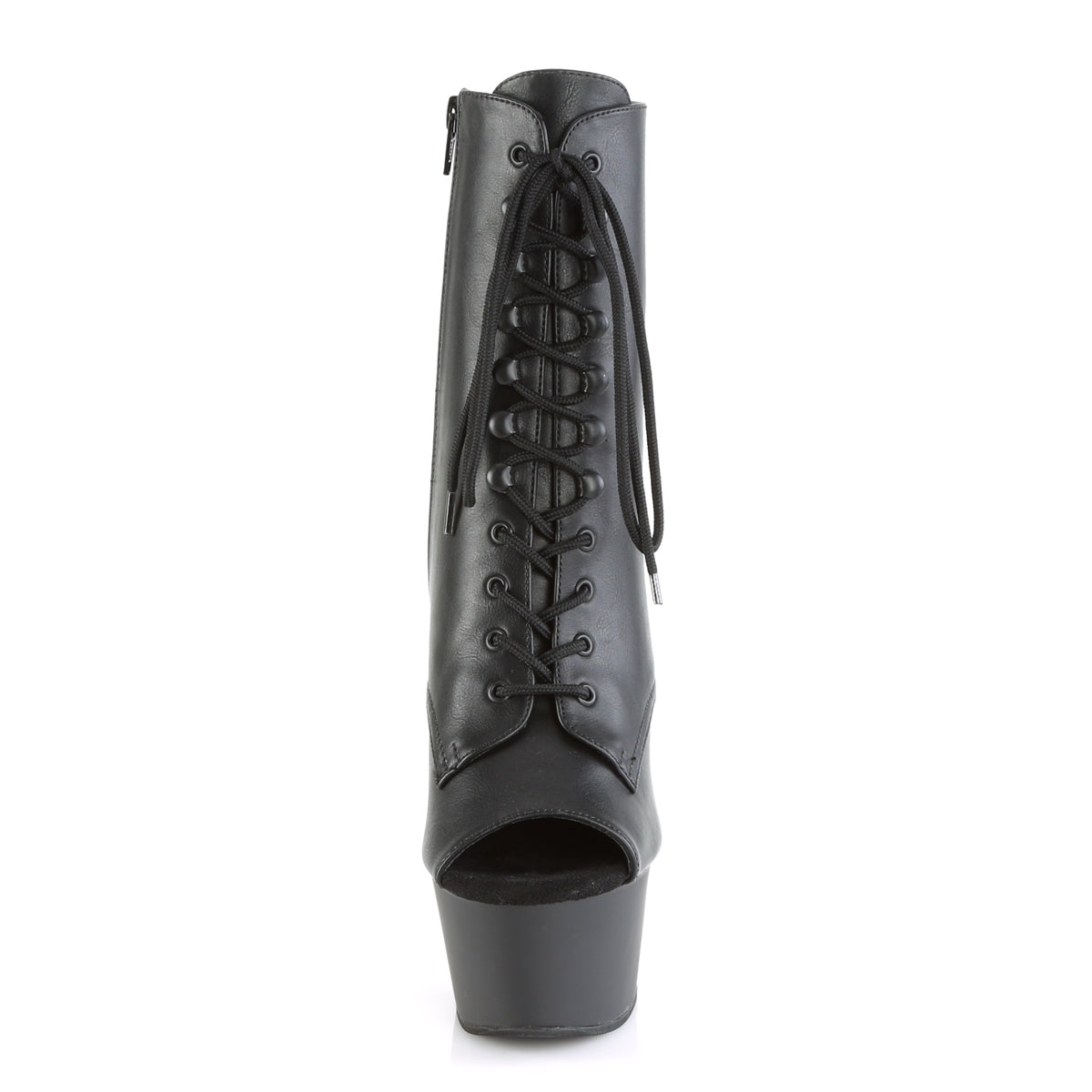 【PLEASER】ASPIRE-1021 シューズ Blk Faux Leather/Blk Matte【取寄】