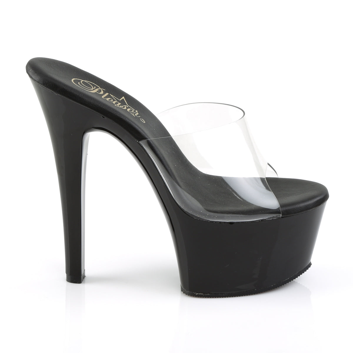 【PLEASER】ASPIRE-601 プラットフォームシューズ Clr/Blk Matte【取寄】