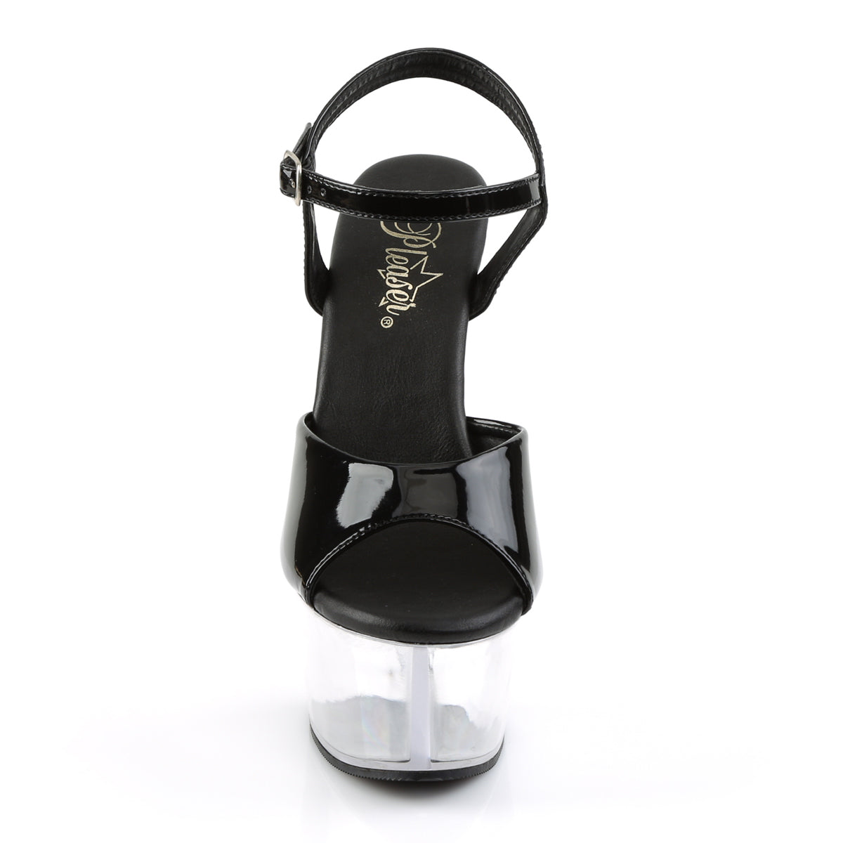 【PLEASER】ASPIRE-609 プラットフォームシューズ Blk Pat/Clr【取寄】