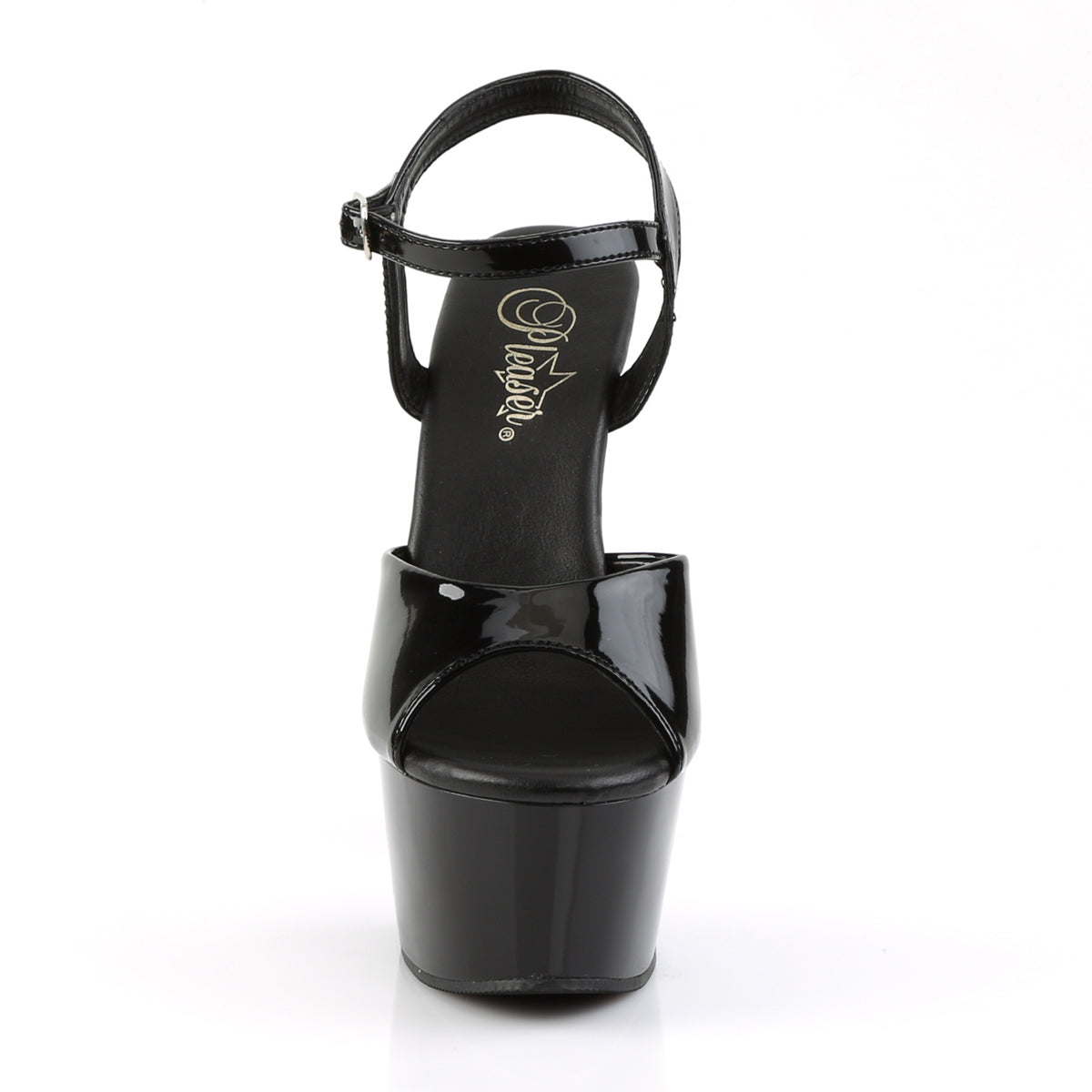 【PLEASER】ASPIRE-609 シューズ Blk Pat/Blk【取寄】