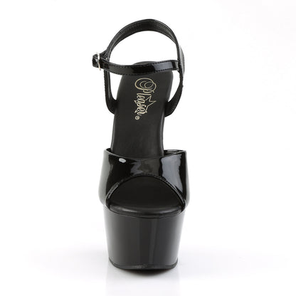 【PLEASER】ASPIRE-609 プラットフォームシューズ Blk Pat/Blk【取寄】