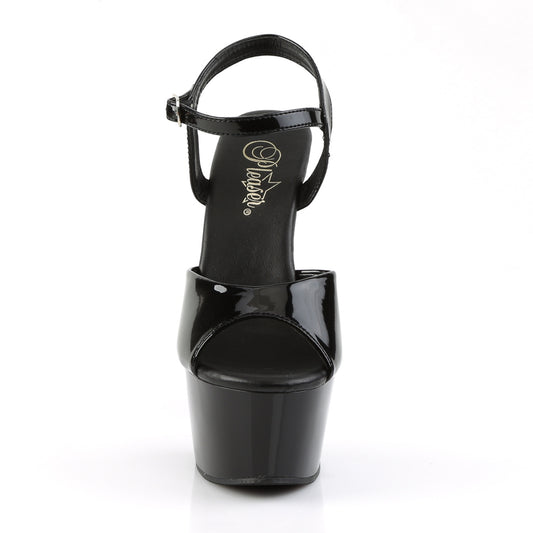 【PLEASER】ASPIRE-609 プラットフォームシューズ Blk Pat/Blk【取寄】