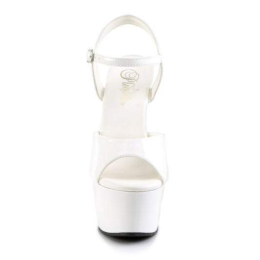 【PLEASER】ASPIRE-609 シューズ Wht Pat/Wht【取寄】