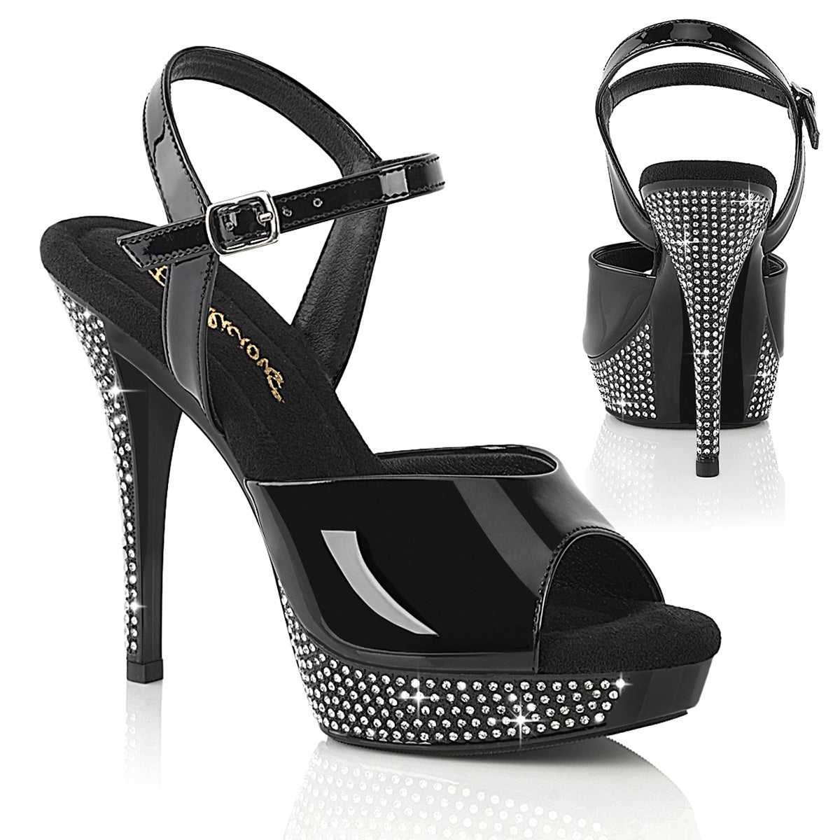 【FABULICIOUS】ATHENA-509 シューズ Blk/Blk【取寄】