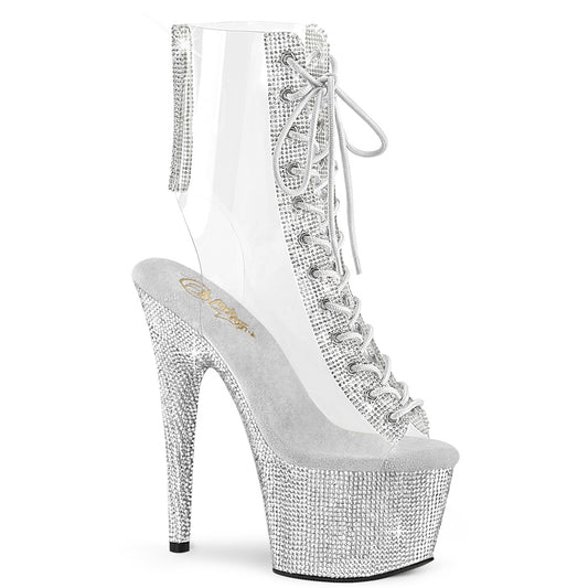 【PLEASER】BEJEWELED-1016C-2-7 シューズ Clr-RS/Slv RS【取寄】
