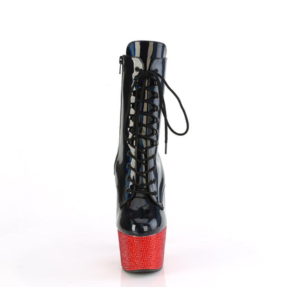 【PLEASER】BEJEWELED-1020-7 シューズ Blk Holo Pat/Red RS【取寄】