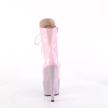 【PLEASER】BEJEWELED-1020-7 プラットフォームシューズ B. Pink Holo Pat/B. Pink AB RS【取寄】