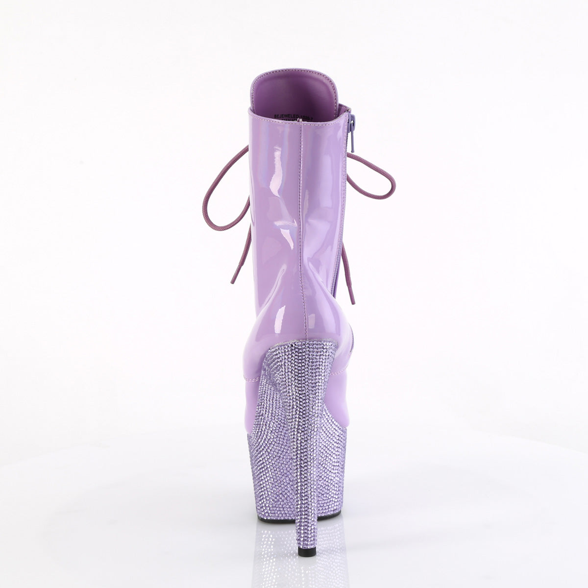 【PLEASER】BEJEWELED-1020-7 プラットフォームシューズ Lavender Holo Pat/Lavender RS【取寄】