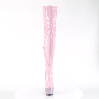 【PLEASER】BEJEWELED-3000-7 シューズ B. Pink Str Holo Pat/B. Pink AB RS【取寄】