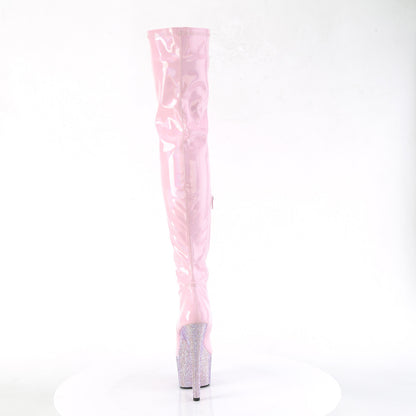 【PLEASER】BEJEWELED-3000-7 シューズ B. Pink Str Holo Pat/B. Pink AB RS【取寄】