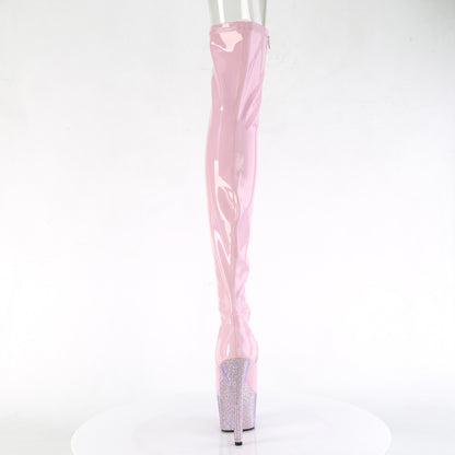 【PLEASER】BEJEWELED-3011-7 シューズ B. Pink Str Holo Pat/B. Pink AB RS【取寄】