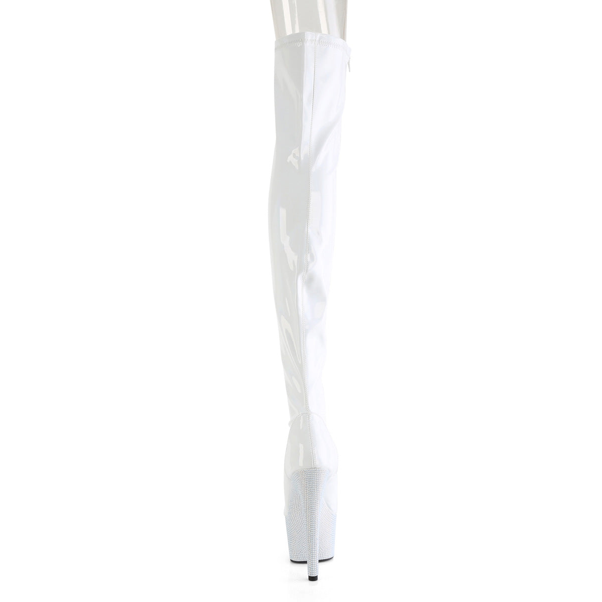 【PLEASER】BEJEWELED-3011-7 シューズ Wht Str Holo Pat/Wht RS【取寄】