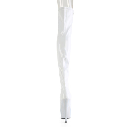 【PLEASER】BEJEWELED-3011-7 シューズ Wht Str Holo Pat/Wht RS【取寄】