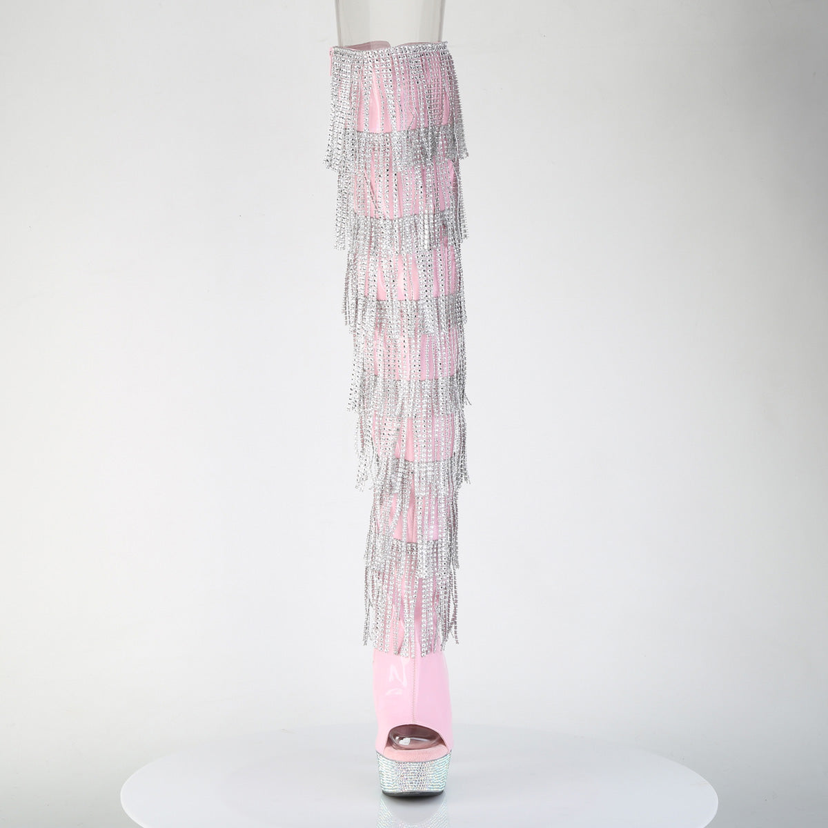 【PLEASER】BEJEWELED-3017HG-RSF シューズ B. Pink Holo Pat/Slv AB RS【取寄】