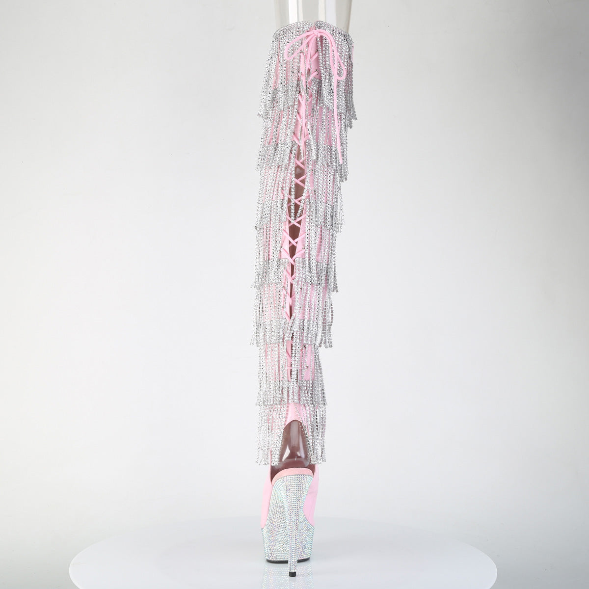 【PLEASER】BEJEWELED-3017HG-RSF シューズ B. Pink Holo Pat/Slv AB RS【取寄】