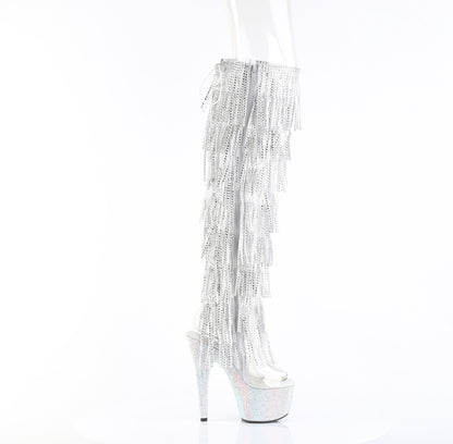 【PLEASER】BEJEWELED-3019C-RSF- シューズ Clr/Slv AB RS【取寄】