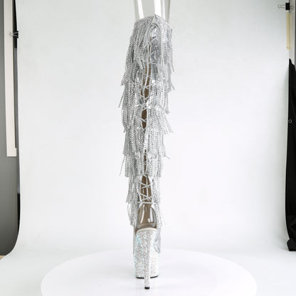 【PLEASER】BEJEWELED-3019RSF-7 シューズ Slv Metallic Pu-Slv/Slv Multi RS【取寄】