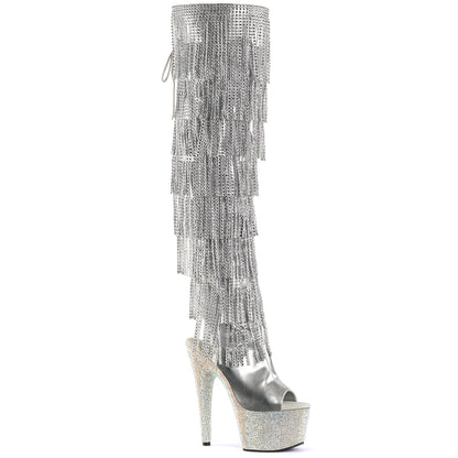 【PLEASER】BEJEWELED-3019RSF-7 シューズ Slv Metallic Pu-Slv/Slv Multi RS【取寄】