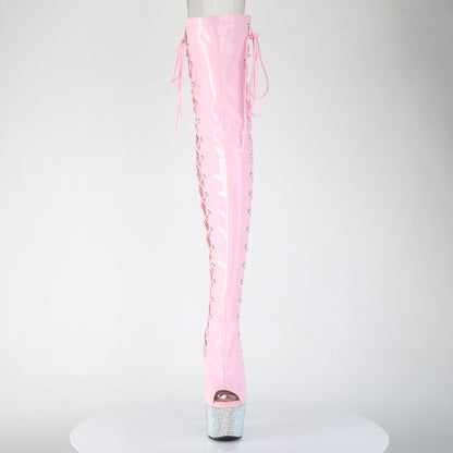 【PLEASER】BEJEWELED-3052HG-7 シューズ B. Pink Holo Pat/Slv AB RS【取寄】