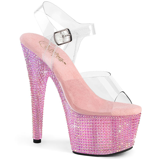 【PLEASER】BEJEWELED-708RRS プラットフォームシューズ Clr/B. Pink RS【取寄】