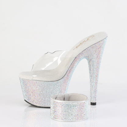 【PLEASER】BEJEWELED-712RS シューズ Clr/Slv Multi RS【取寄】