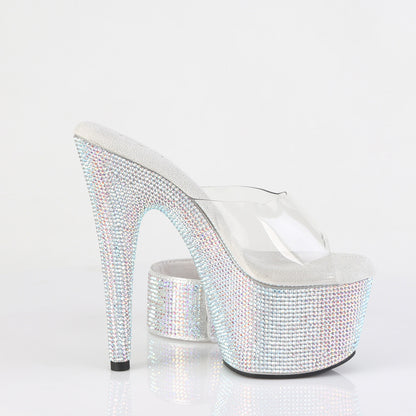 【PLEASER】BEJEWELED-712RS シューズ Clr/Slv Multi RS【取寄】